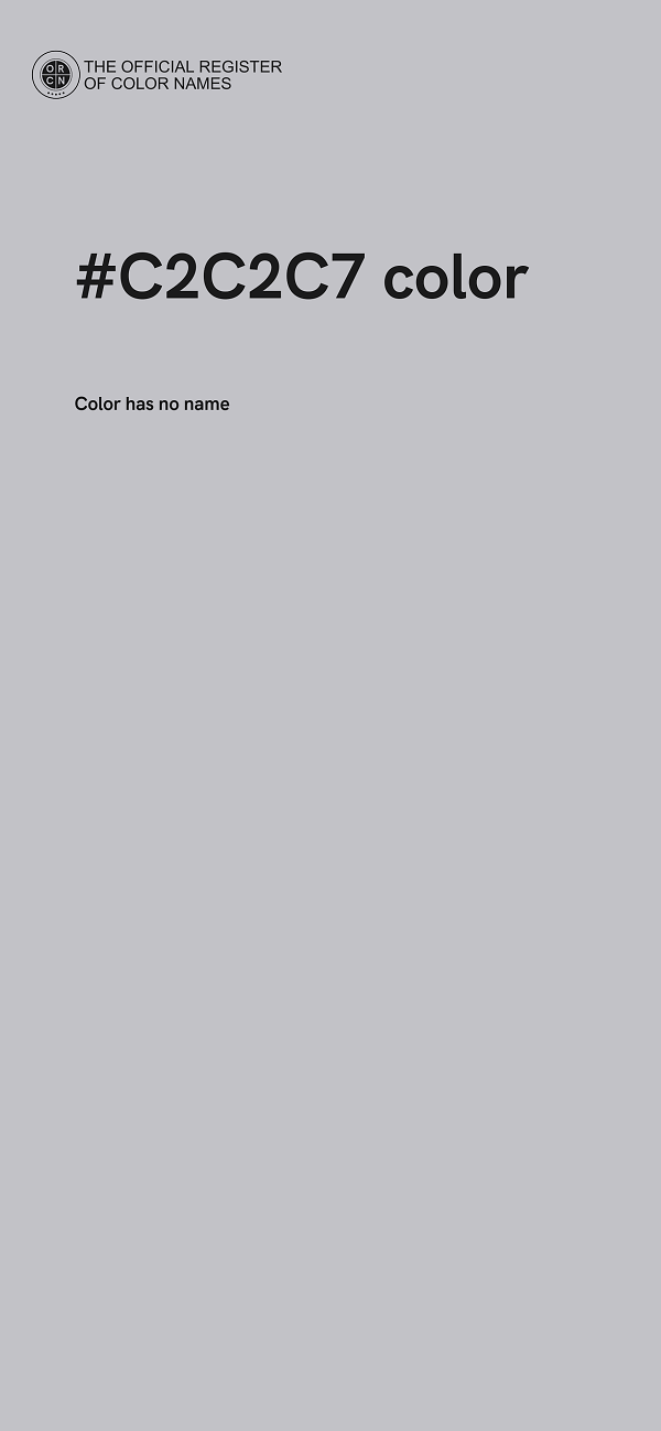 #C2C2C7 color image