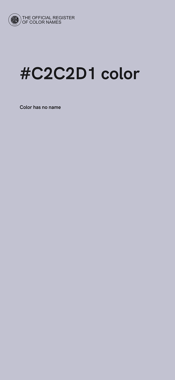 #C2C2D1 color image