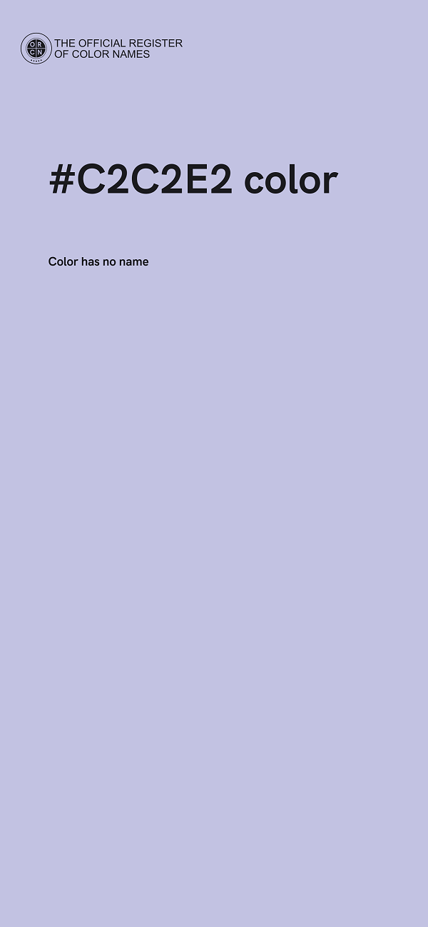#C2C2E2 color image