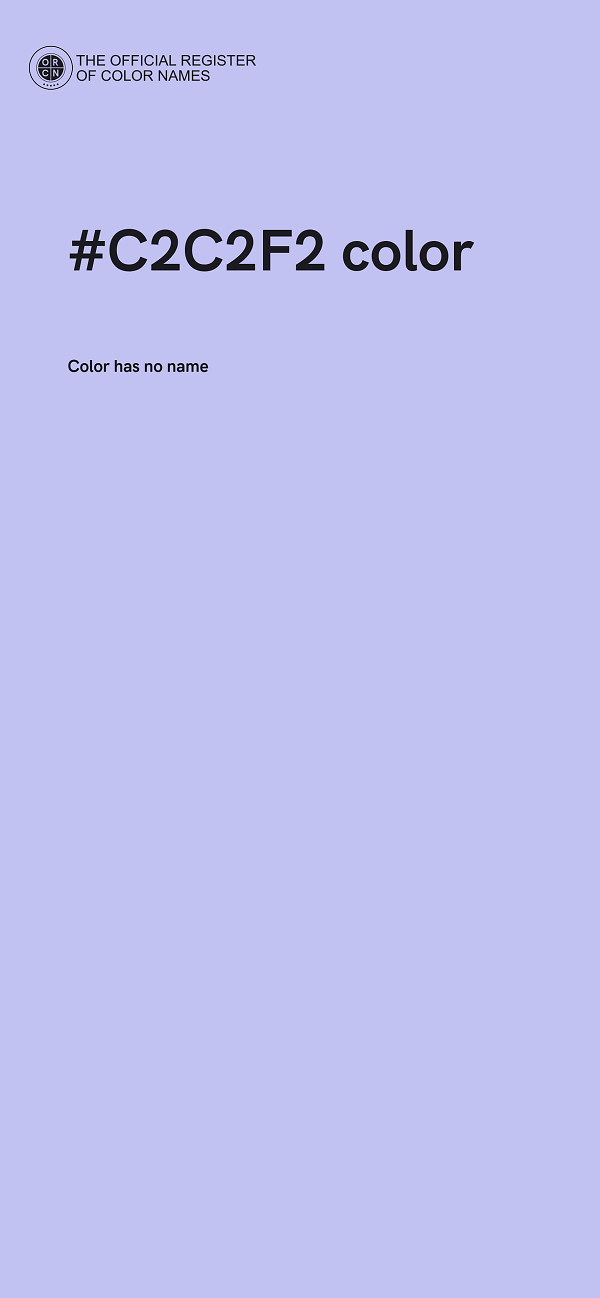 #C2C2F2 color image