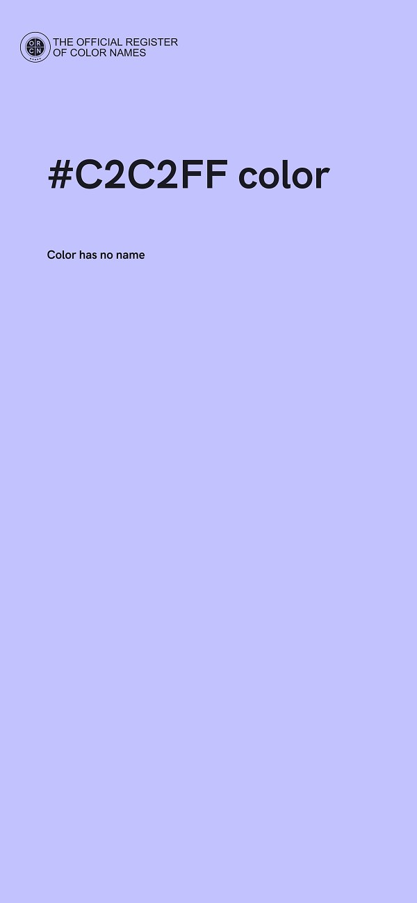 #C2C2FF color image