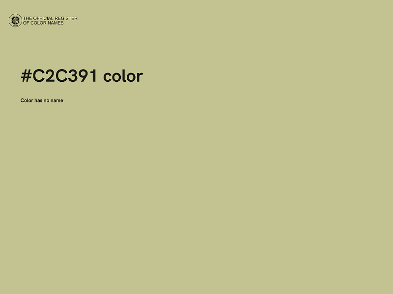 #C2C391 color image