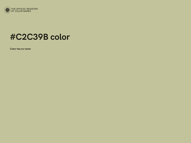 #C2C39B color image