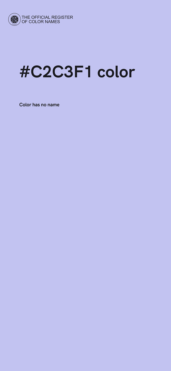 #C2C3F1 color image