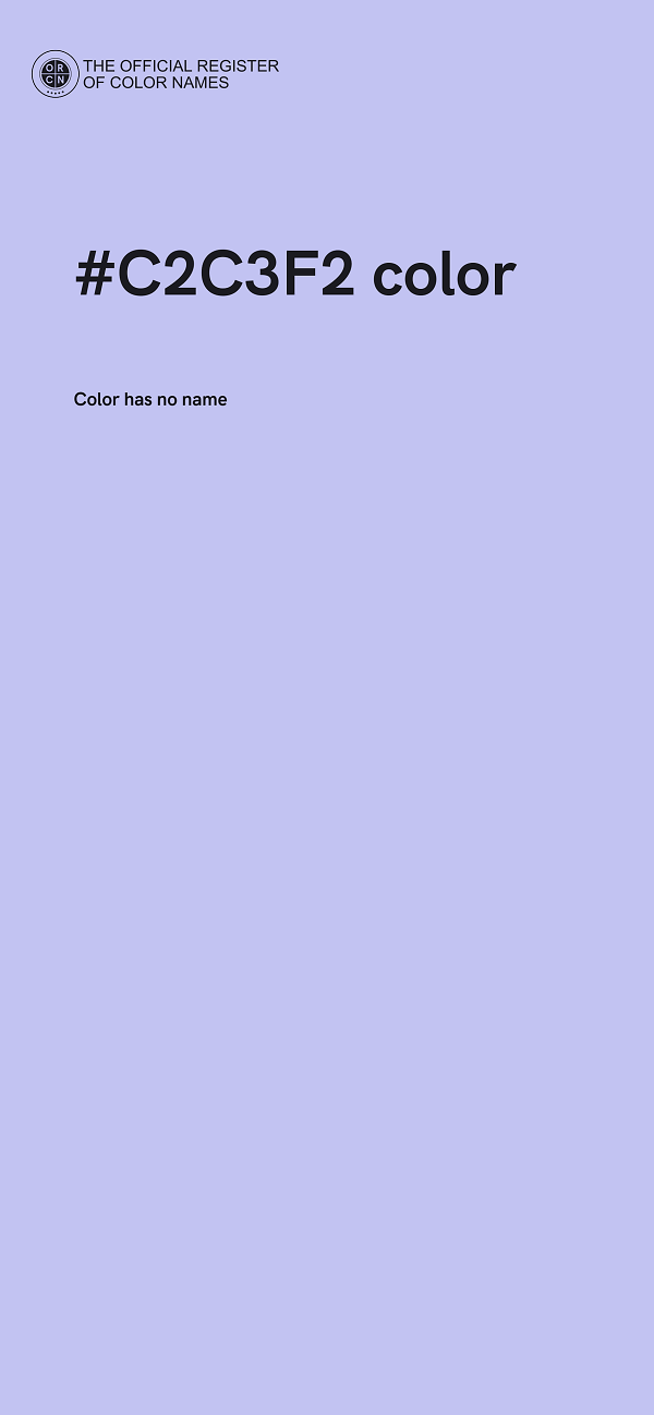 #C2C3F2 color image