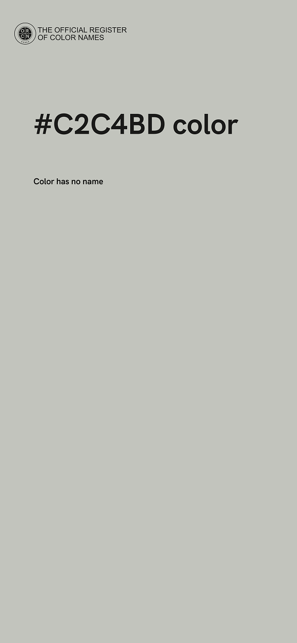 #C2C4BD color image