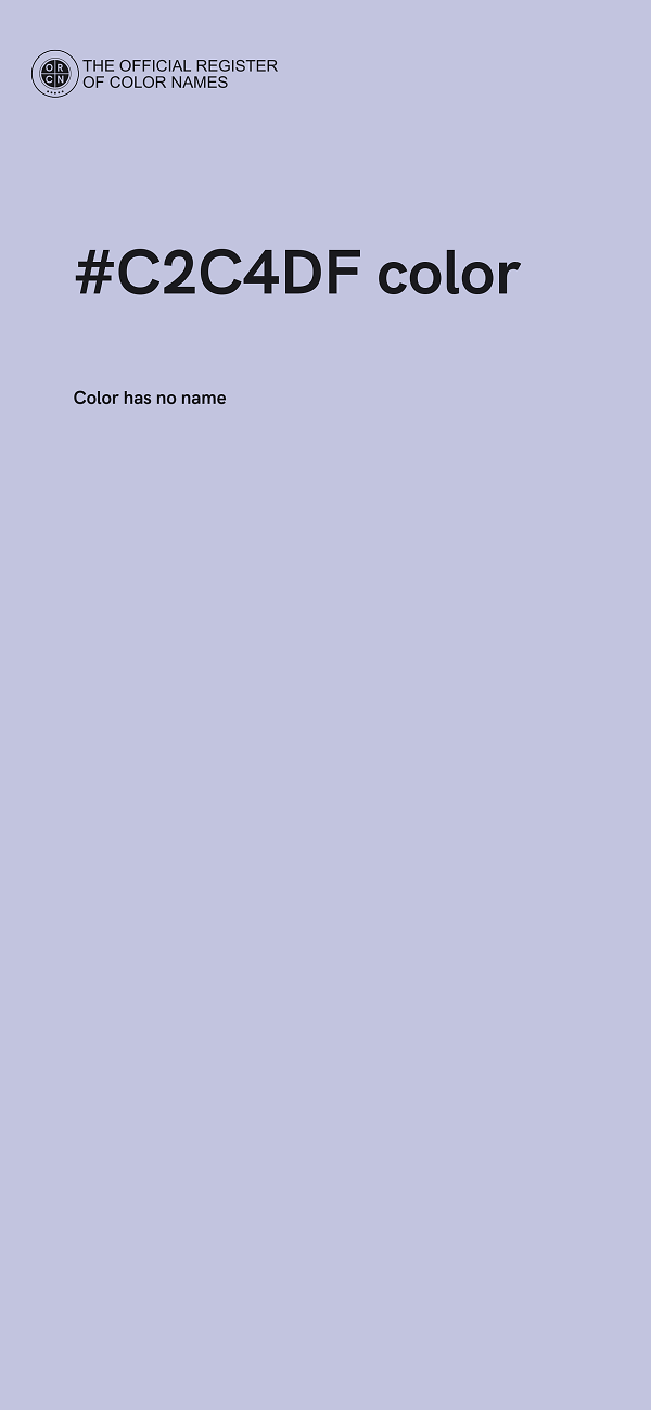 #C2C4DF color image