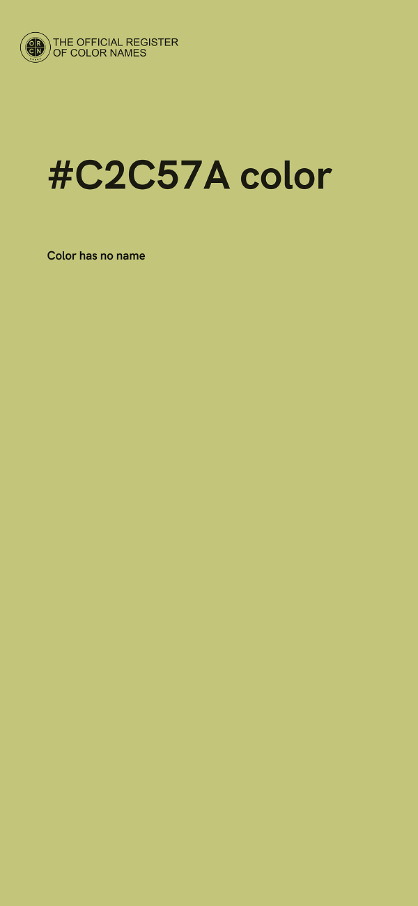 #C2C57A color image