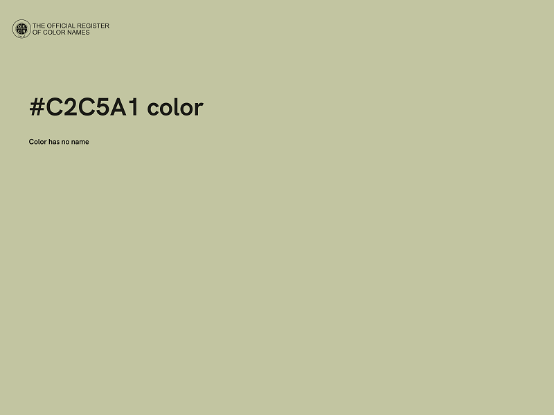 #C2C5A1 color image