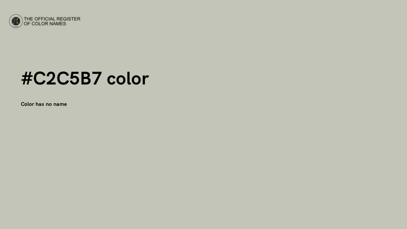 #C2C5B7 color image