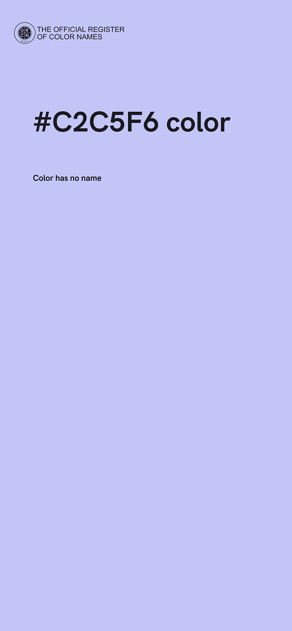 #C2C5F6 color image