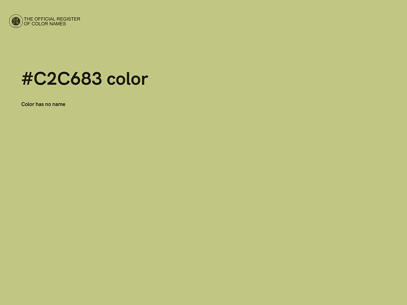 #C2C683 color image