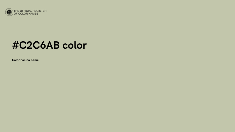 #C2C6AB color image