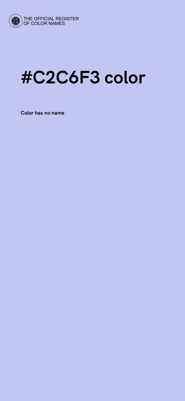 #C2C6F3 color image