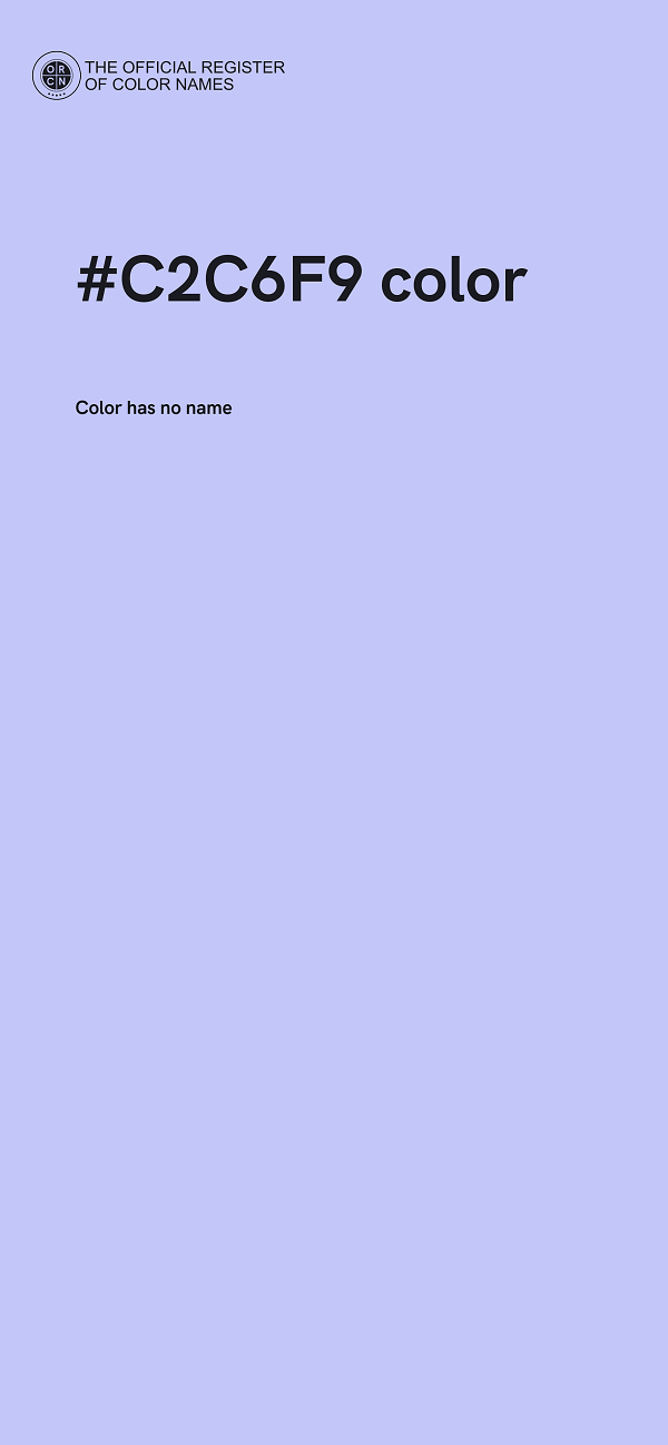 #C2C6F9 color image