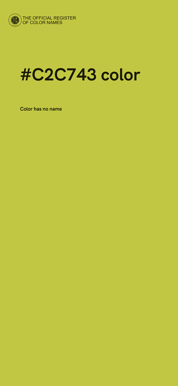#C2C743 color image