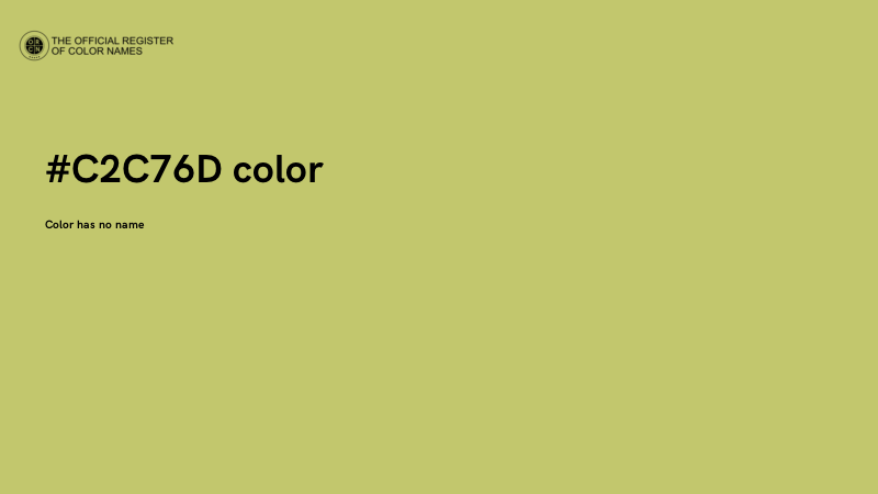 #C2C76D color image