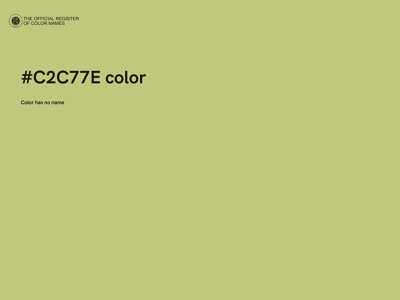 #C2C77E color image