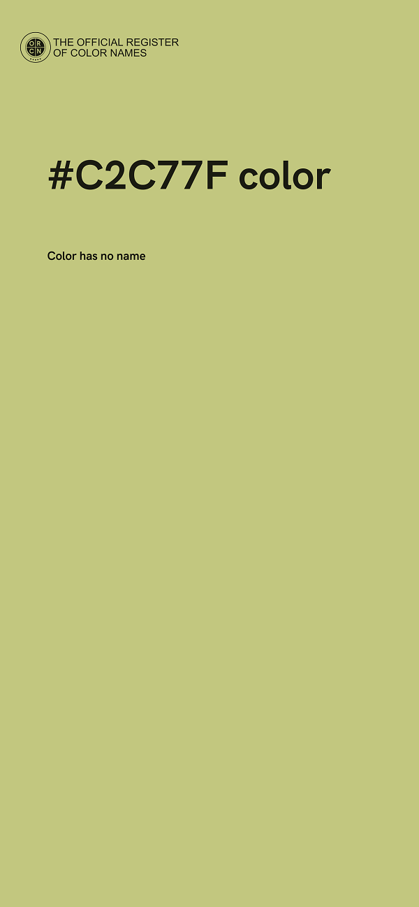 #C2C77F color image