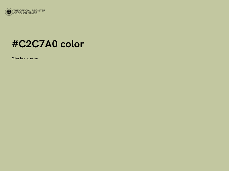 #C2C7A0 color image