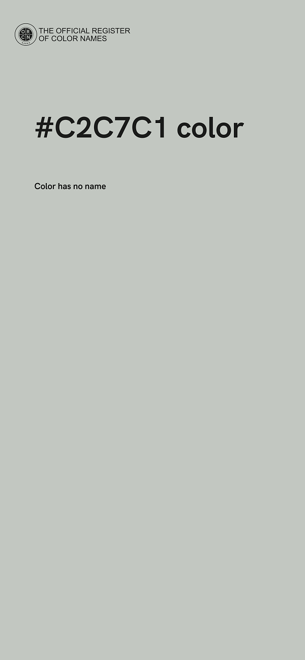 #C2C7C1 color image