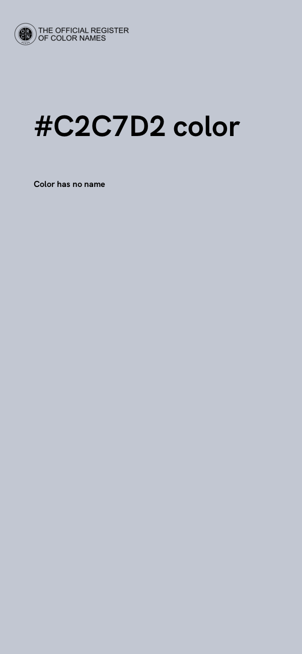 #C2C7D2 color image