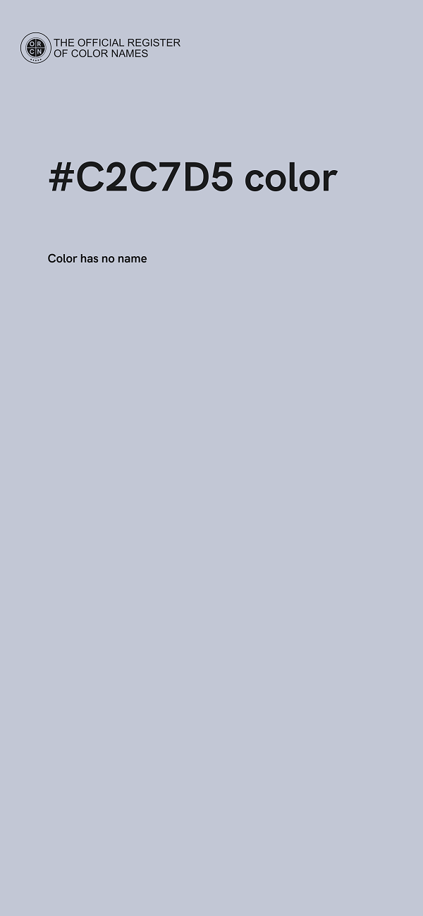 #C2C7D5 color image