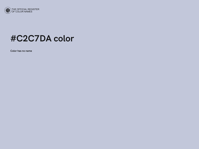 #C2C7DA color image