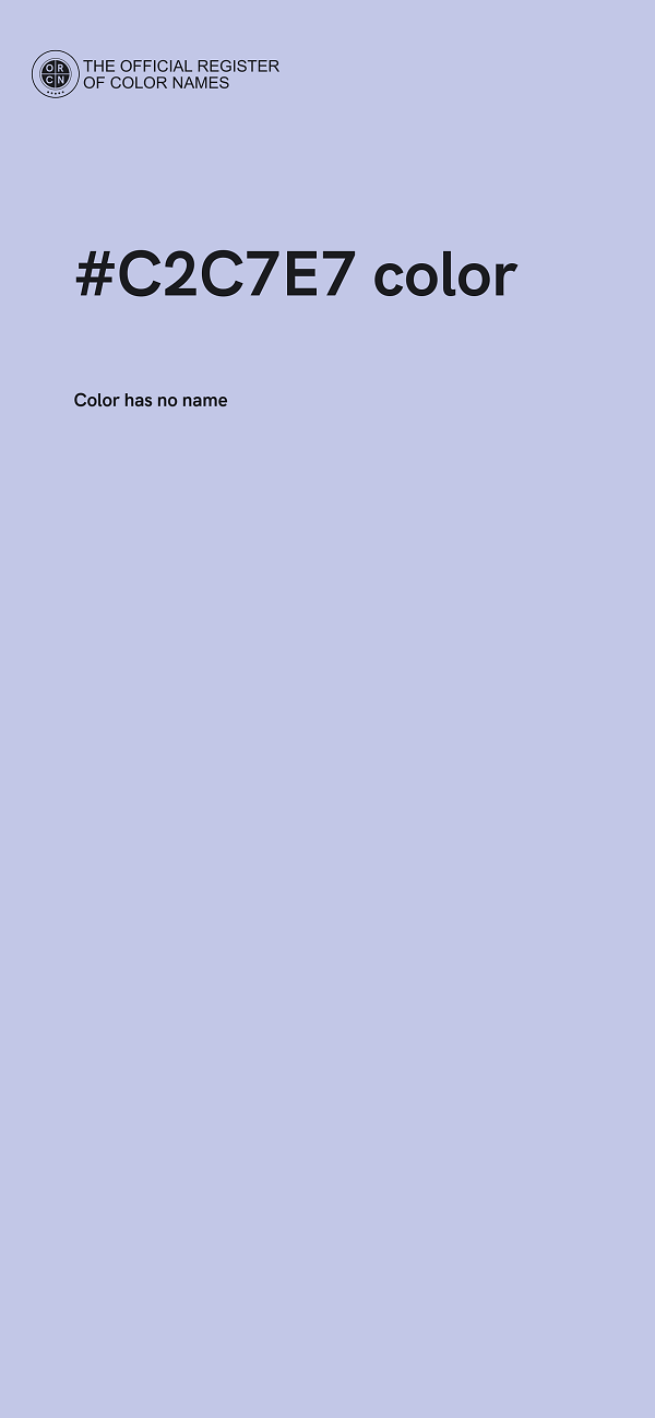 #C2C7E7 color image