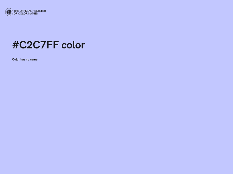#C2C7FF color image
