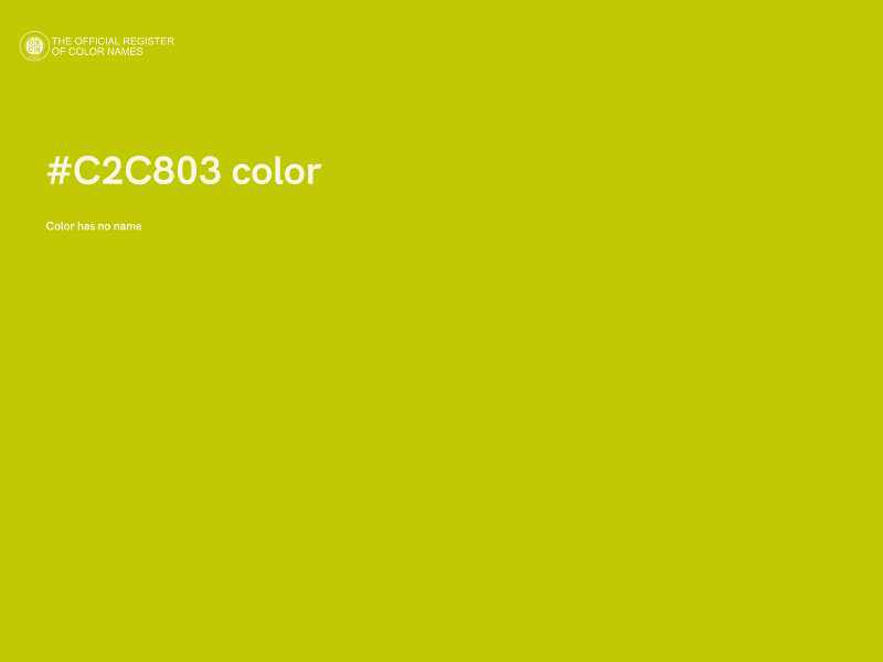 #C2C803 color image