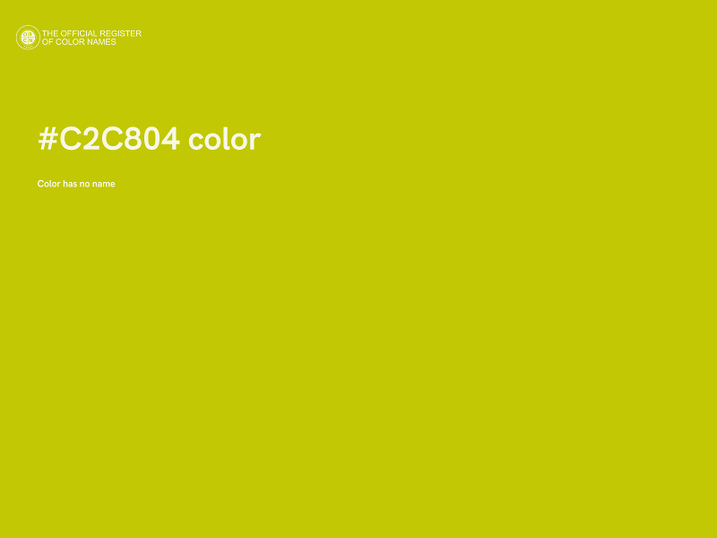 #C2C804 color image