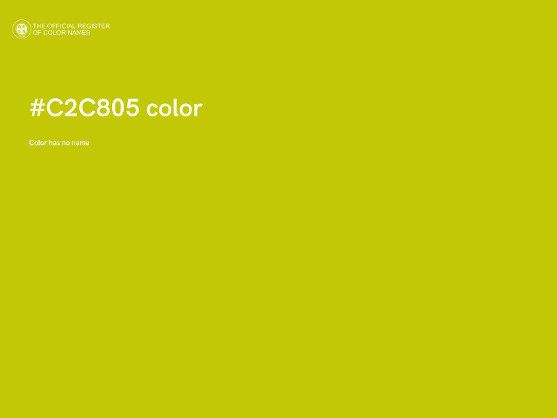 #C2C805 color image