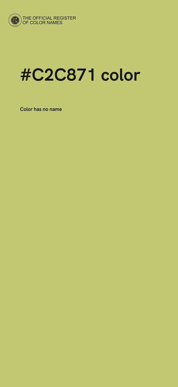 #C2C871 color image