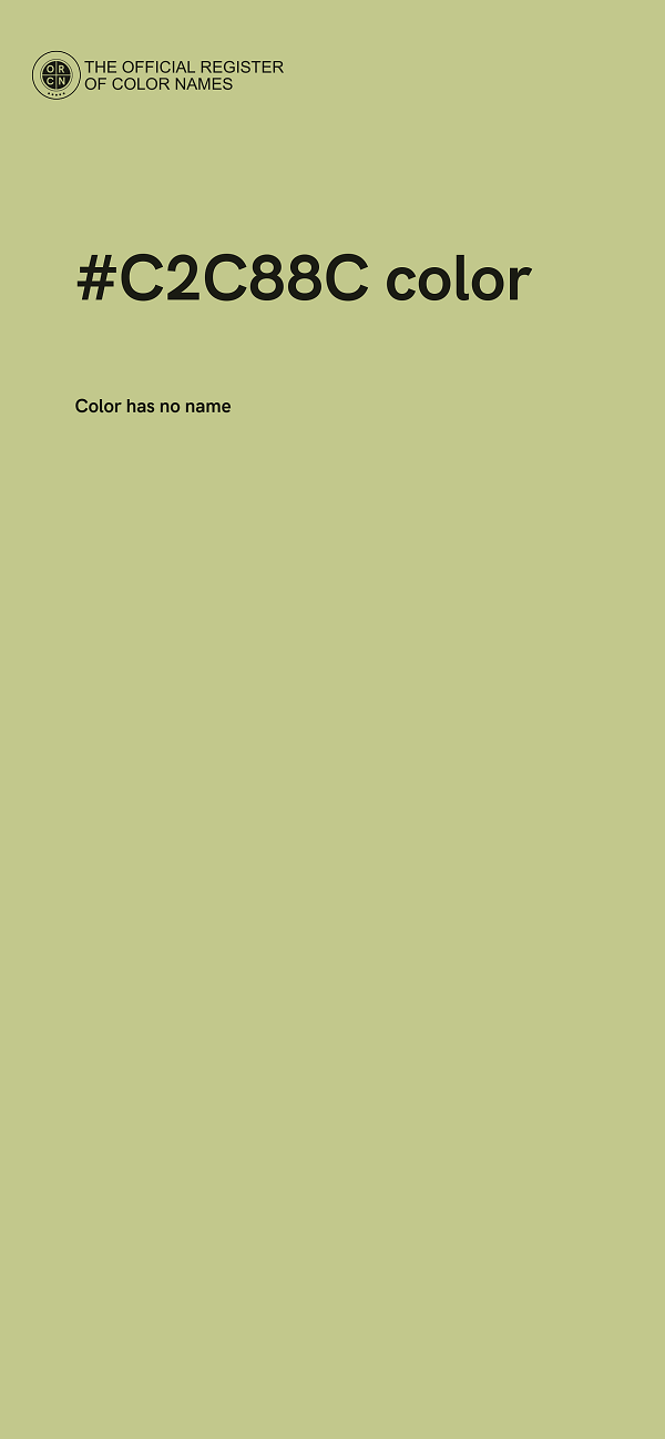 #C2C88C color image