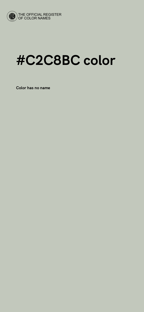 #C2C8BC color image