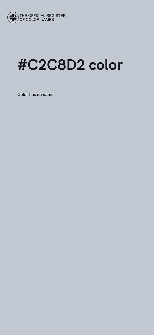 #C2C8D2 color image