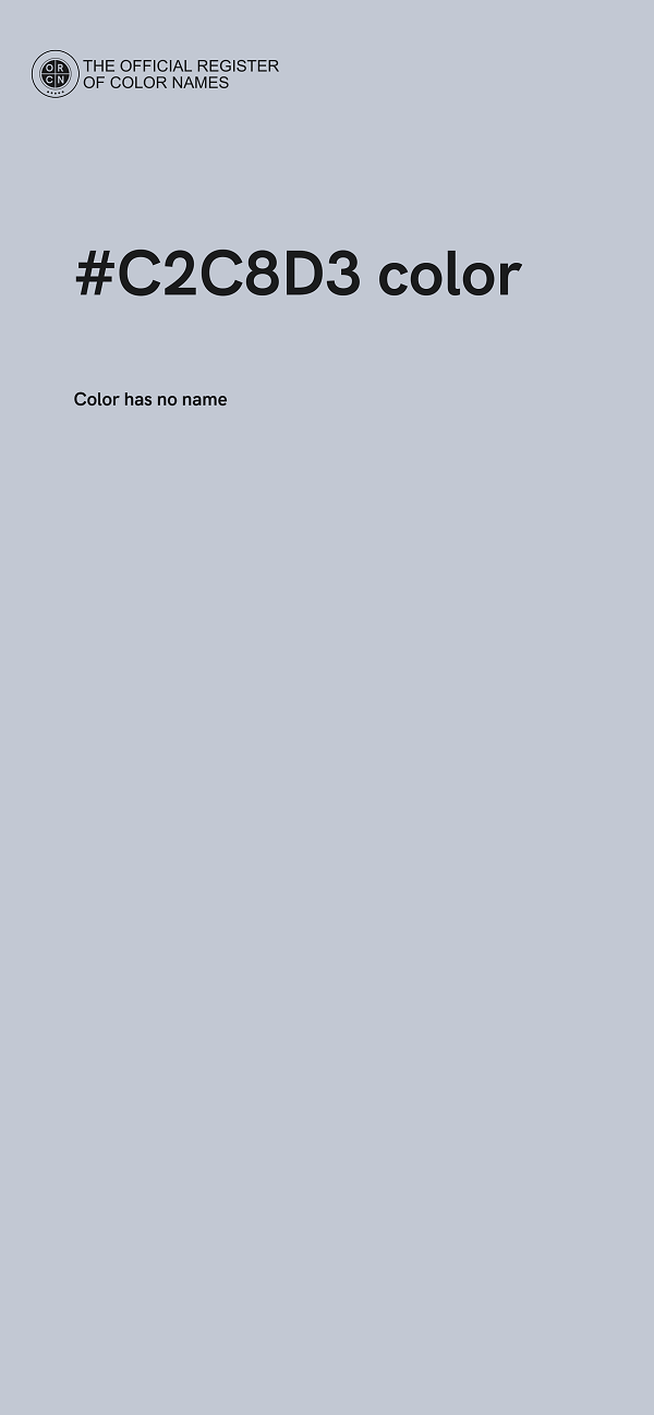 #C2C8D3 color image
