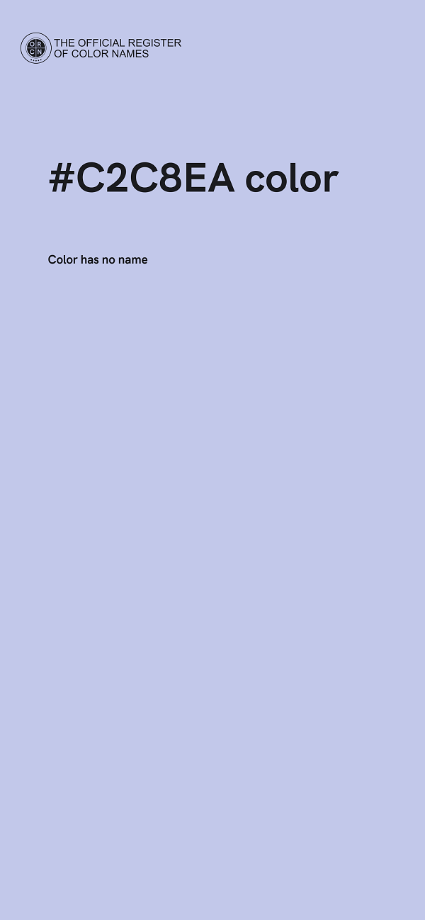 #C2C8EA color image