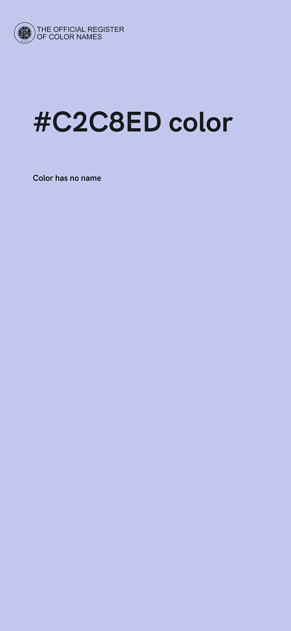 #C2C8ED color image