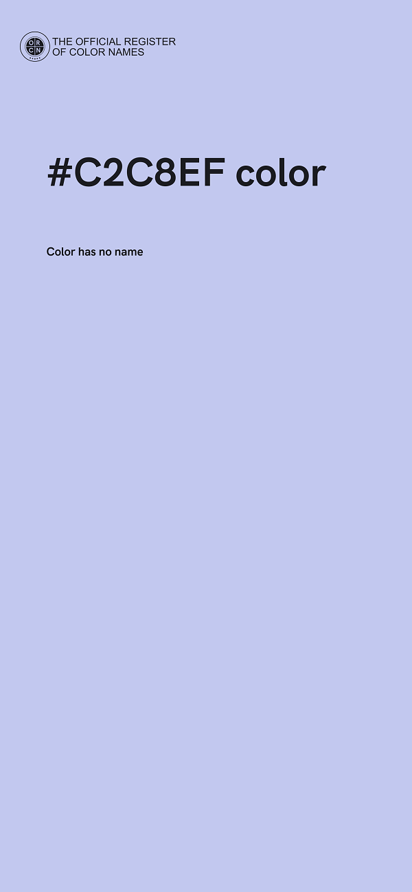 #C2C8EF color image