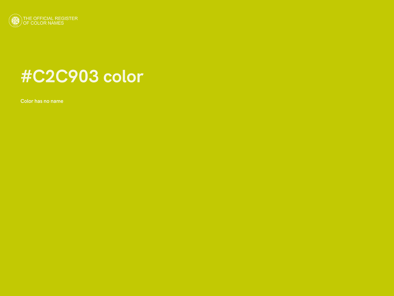 #C2C903 color image