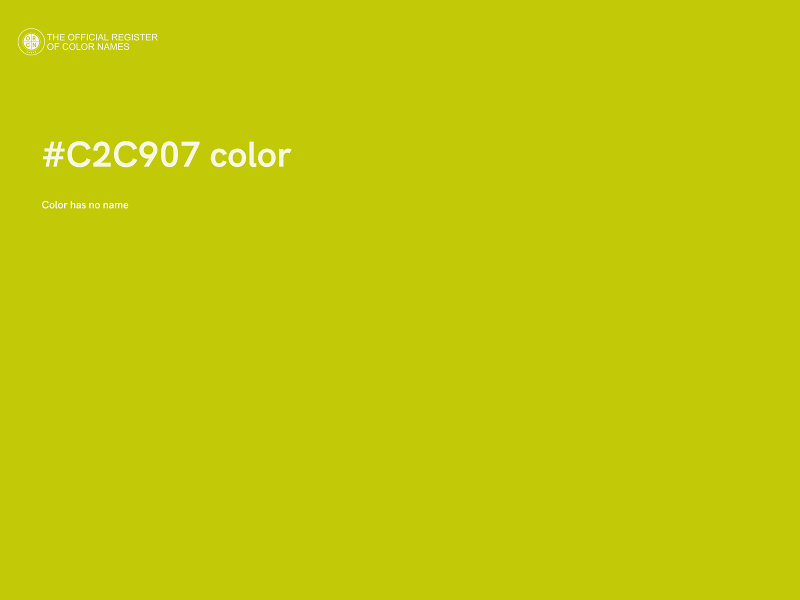 #C2C907 color image