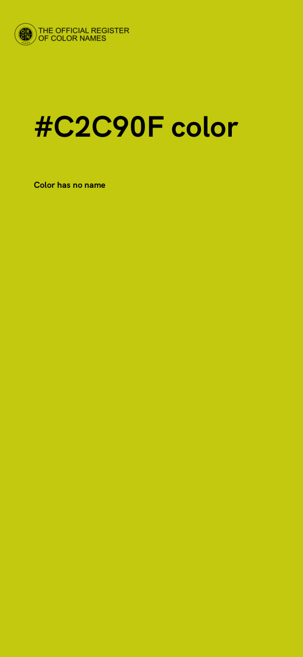 #C2C90F color image