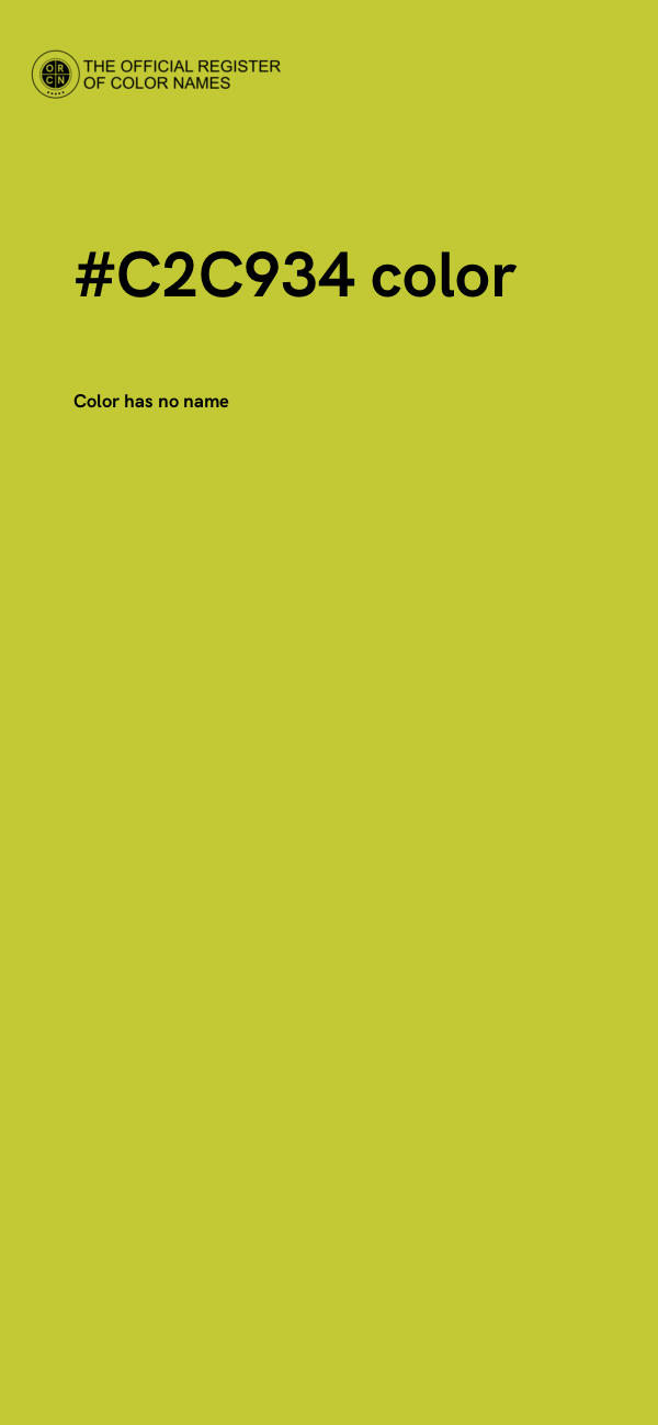 #C2C934 color image