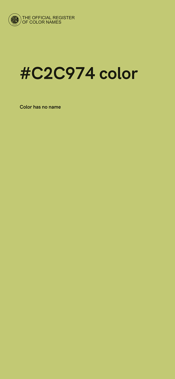 #C2C974 color image