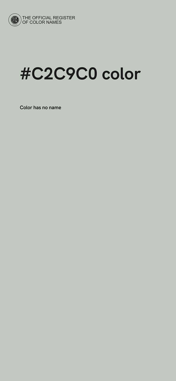 #C2C9C0 color image