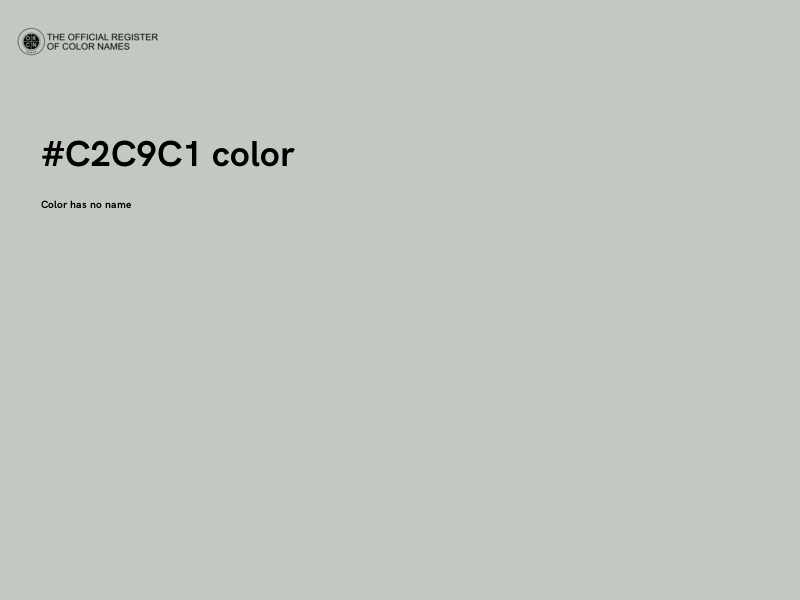 #C2C9C1 color image