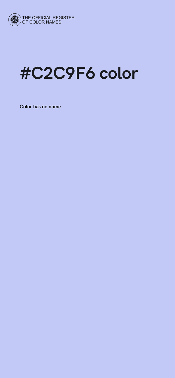 #C2C9F6 color image