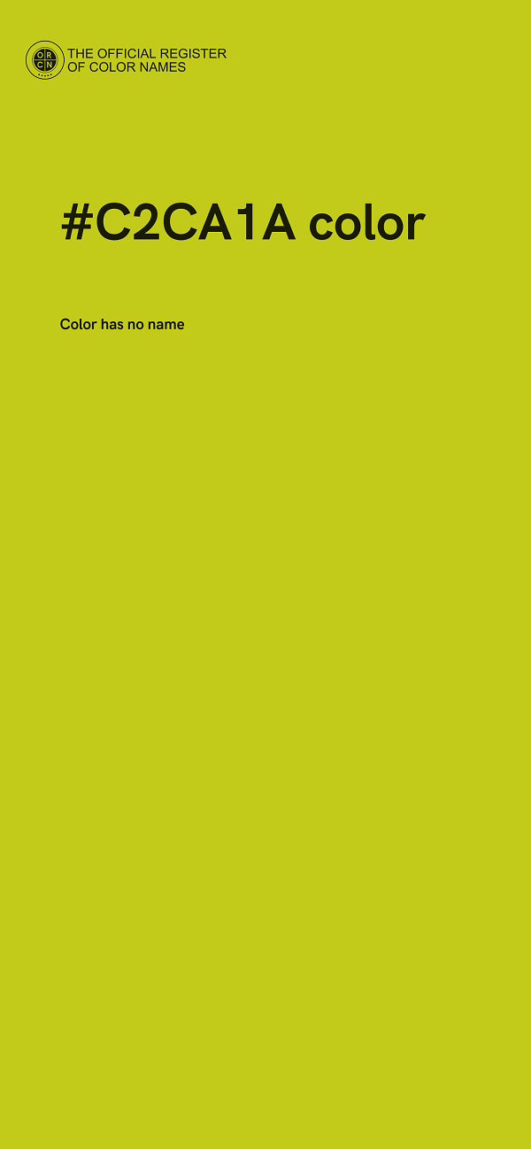 #C2CA1A color image
